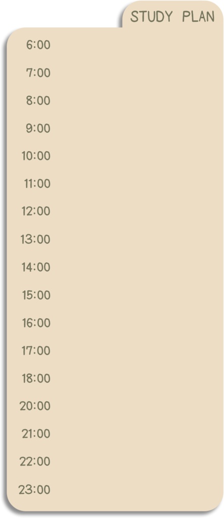 デジタル文具 シンプルスタディプランナーふせん