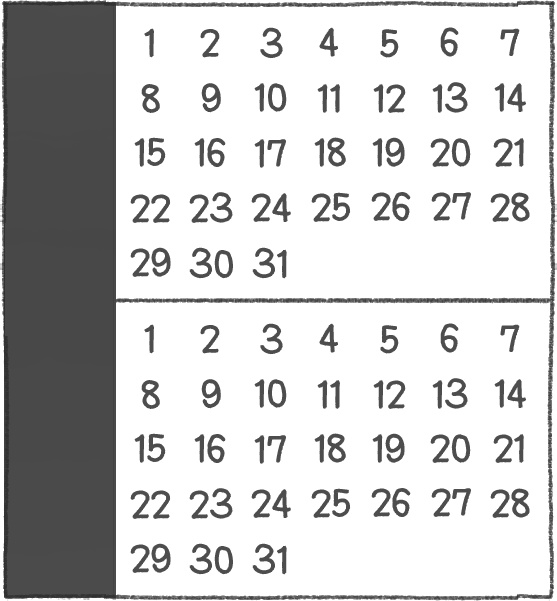 【デジタル手帳素材】シンプルハビットトラッカーふせん&スタンプ