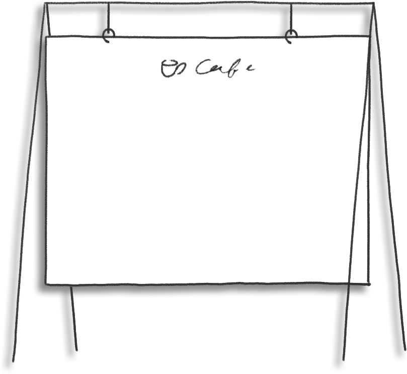 デジタル文具 立て看板風ふせん