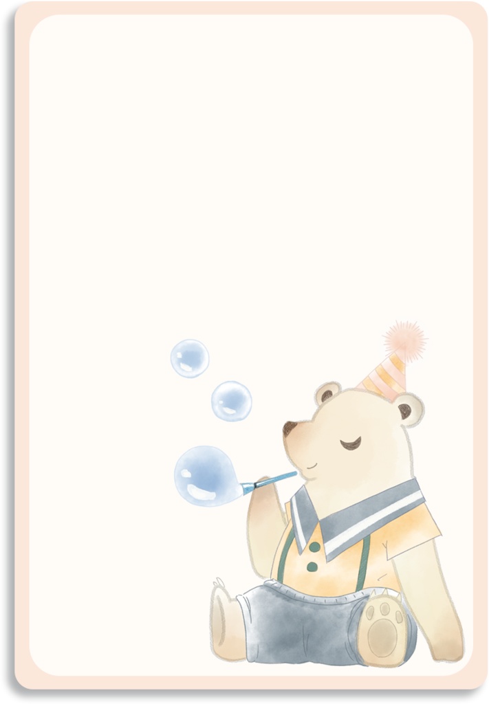 【デジタル手帳素材】水彩風どうぶつイラストふせん