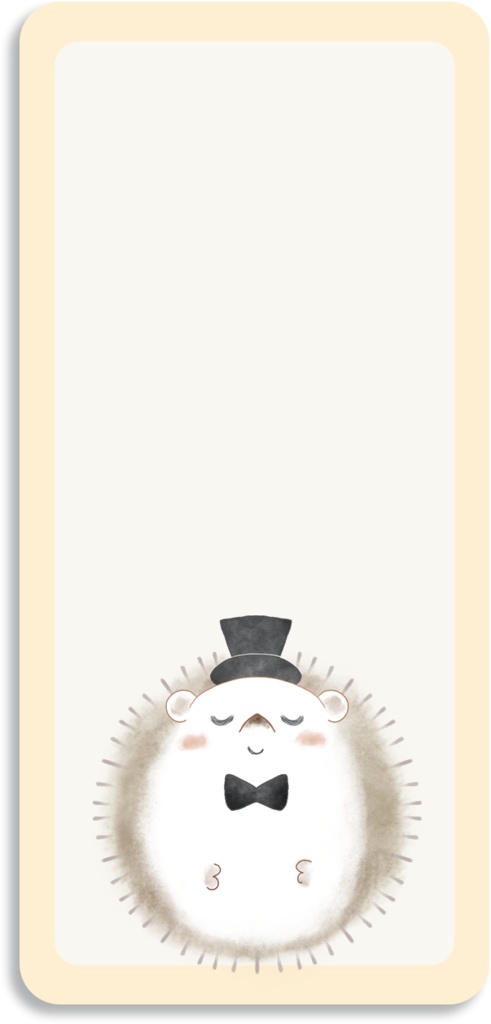 【デジタル手帳素材】水彩風どうぶつイラストふせん