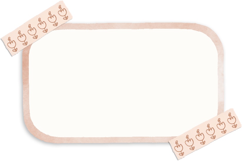 【デジタル手帳素材】色んな可愛いマステ付きふせん風デジタルステッカー