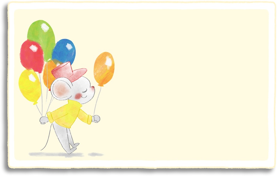 【デジタル手帳素材】水彩風どうぶつイラストふせん2