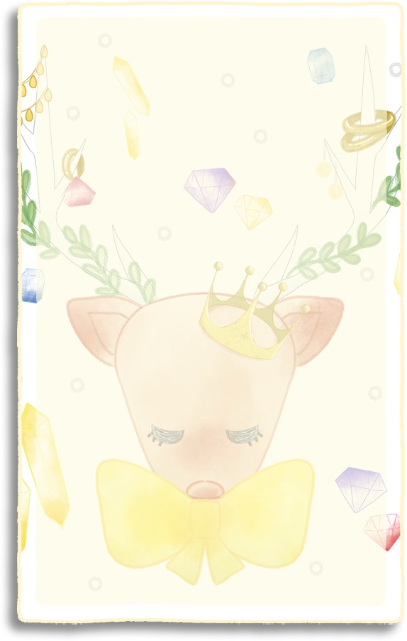 【デジタル手帳素材】水彩風どうぶつイラストふせん2