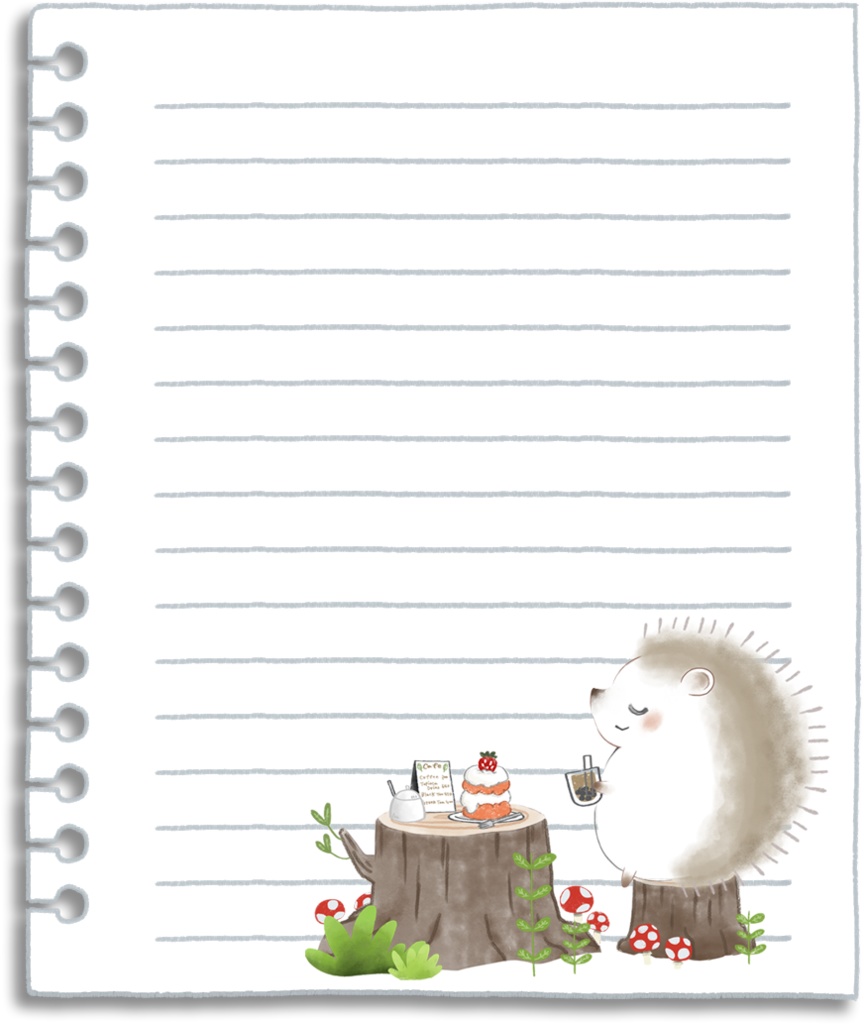 【デジタル手帳素材】水彩風どうぶつイラストふせん2