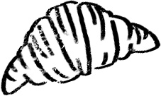 【デジタルプランナー用文具】手描き食べ物スタンプ