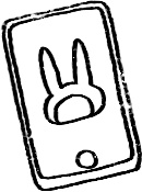 【デジタルプランナー用文具】ゆるうさ日常スタンプ(セリフ有)