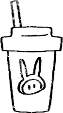 【デジタルプランナー用文具】ゆるうさ日常スタンプ(セリフ有)