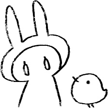 【デジタルプランナー用文具】ゆるうさ日常スタンプ(セリフ有)