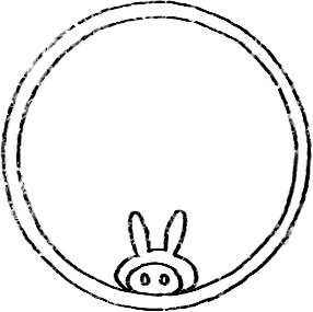 【デジタルプランナー用文具】ゆるうさ日常スタンプ(セリフ有)