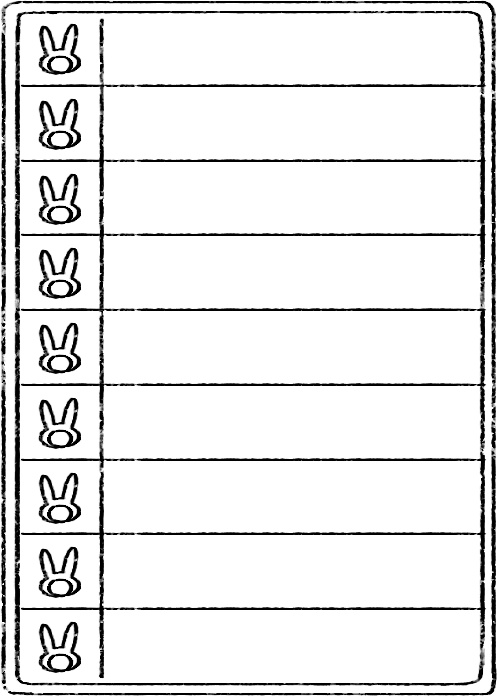 【デジタルプランナー用文具】ゆるうさ日常スタンプ(セリフ有)