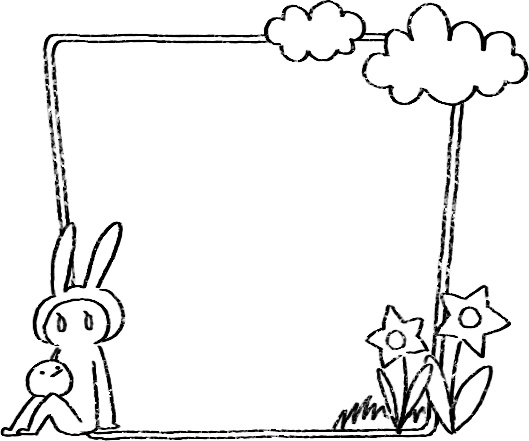 【デジタルプランナー用文具】ゆるうさ日常スタンプ(セリフ有)