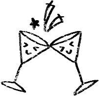 【デジタル手帳素材】小さなニッコリスタンプ