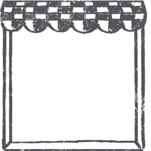 【デジタルプランナー用文具】カフェ風窓枠と植物イラストスタンプ