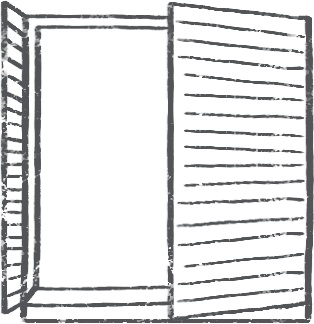 【デジタルプランナー用文具】カフェ風窓枠と植物イラストスタンプ