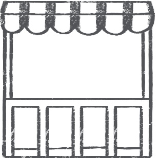 【デジタルプランナー用文具】カフェ風窓枠と植物イラストスタンプ