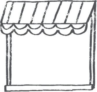 【デジタルプランナー用文具】カフェ風窓枠と植物イラストスタンプ