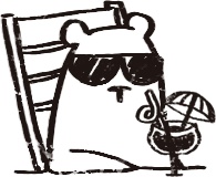 【デジタルプランナー用文具】ゆるくまビジネススタンプ(イラストのみ)