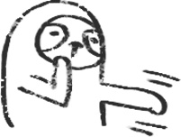 【デジタルプランナー用文具】なまけものビジネススタンプ(イラストのみ)