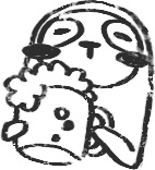 【デジタルプランナー用文具】なまけものビジネススタンプ(イラストのみ)