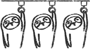 【デジタルプランナー用文具】なまけものビジネススタンプ(イラストのみ)