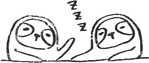 【デジタルプランナー用文具】なまけものビジネススタンプ(イラストのみ)