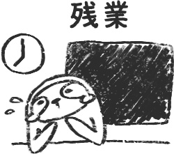 【デジタルプランナー用文具】なまけものビジネススタンプ(文字あり)