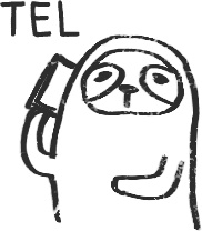 【デジタルプランナー用文具】なまけものビジネススタンプ(文字あり)