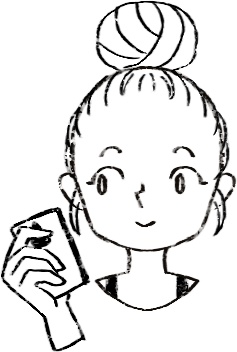 【デジタルプランナー用文具】女の子と小物のスタンプ