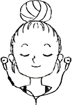 【デジタルプランナー用文具】女の子と小物のスタンプ