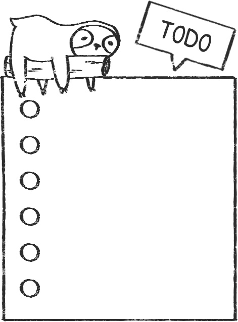 【デジタルプランナー用文具】なまけもの勉強スタンプ