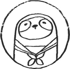 【デジタルプランナー用文具】なまけもの勉強スタンプ