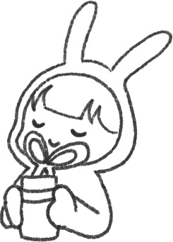 【デジタルプランナー用文具】ガーリーうさちゃんスタンプ