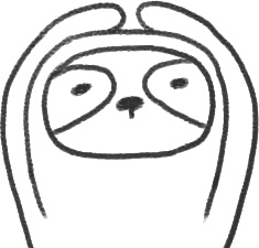 【デジタルプランナー用文具】なまけものスタンプ