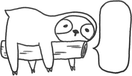 【デジタルプランナー用文具】なまけものスタンプ