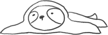 【デジタルプランナー用文具】なまけものスタンプ