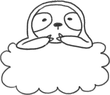 【デジタルプランナー用文具】なまけものスタンプ