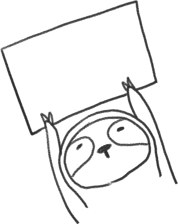 【デジタルプランナー用文具】なまけものスタンプ