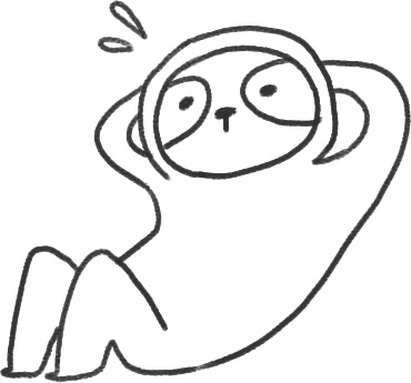 【デジタルプランナー用文具】なまけものスタンプ