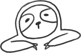 【デジタルプランナー用文具】なまけものスタンプ