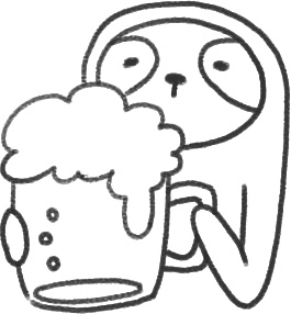 【デジタルプランナー用文具】なまけものスタンプ