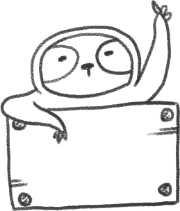 【デジタルプランナー用文具】なまけものスタンプ