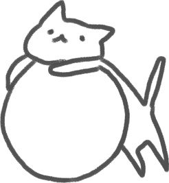 【デジタルプランナー用文具】ゆるねこふきだし付きスタンプ