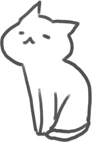 【デジタルプランナー用文具】ゆるねこふきだし付きスタンプ