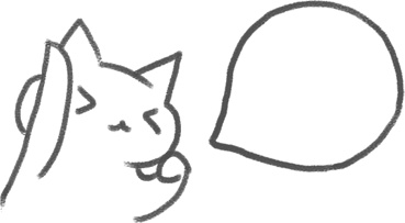 【デジタルプランナー用文具】ゆるねこふきだし付きスタンプ