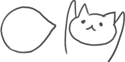 【デジタルプランナー用文具】ゆるねこふきだし付きスタンプ