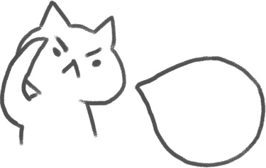 【デジタルプランナー用文具】ゆるねこふきだし付きスタンプ