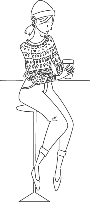 【デジタルプランナー用文具】シンプルでおしゃれなファッション・スタイルのハンコ