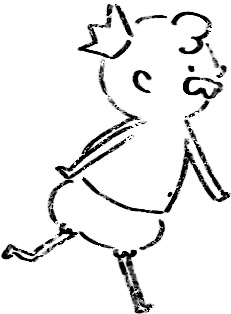 【デジタルプランナー用文具】褒めてくれる王様のイラストハンコ