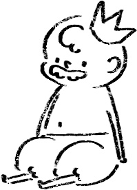 【デジタルプランナー用文具】褒めてくれる王様のイラストハンコ